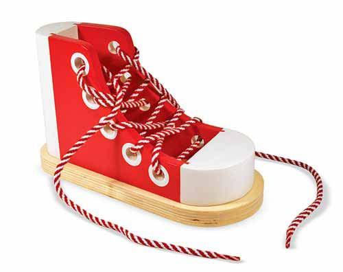 Wooden Lacing Sneaker/Shoe