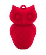 Jellystone Chewable Owl Pendant Necklace - Red